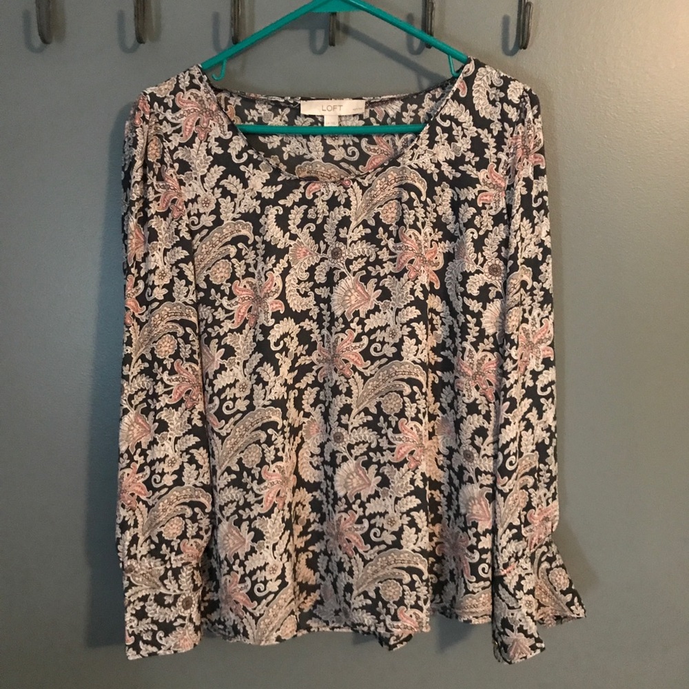 Loft - Blouse with button cuff sleeve - LP